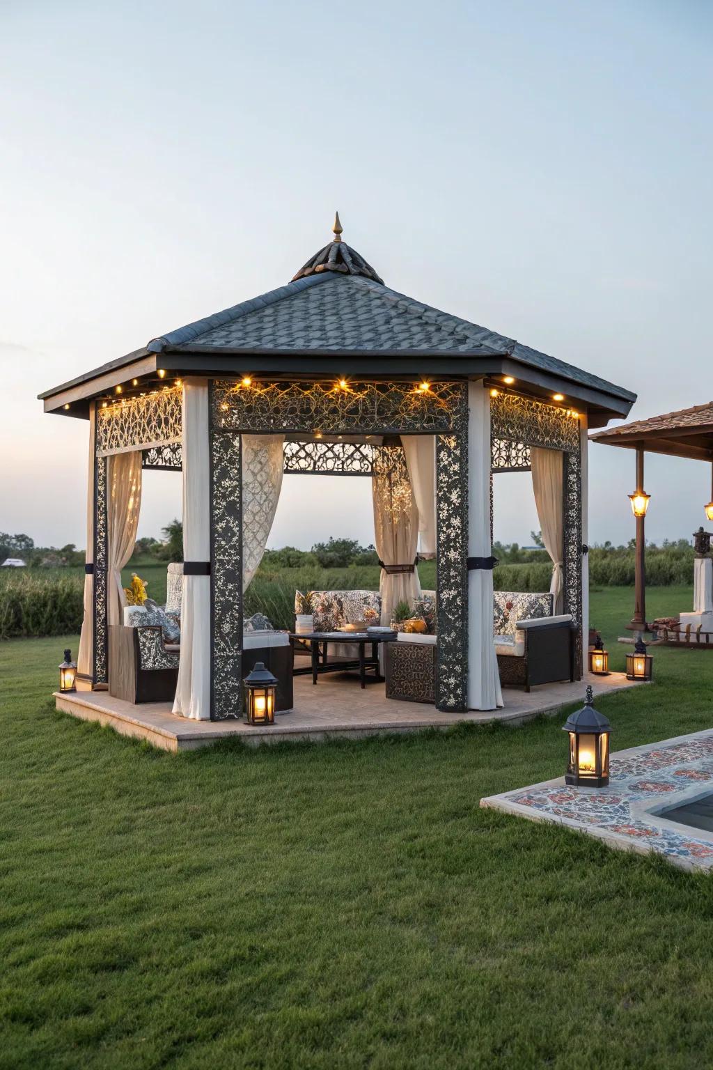 Fired clay tiles introduce a hint of elegance and refinement to outdoor spaces.