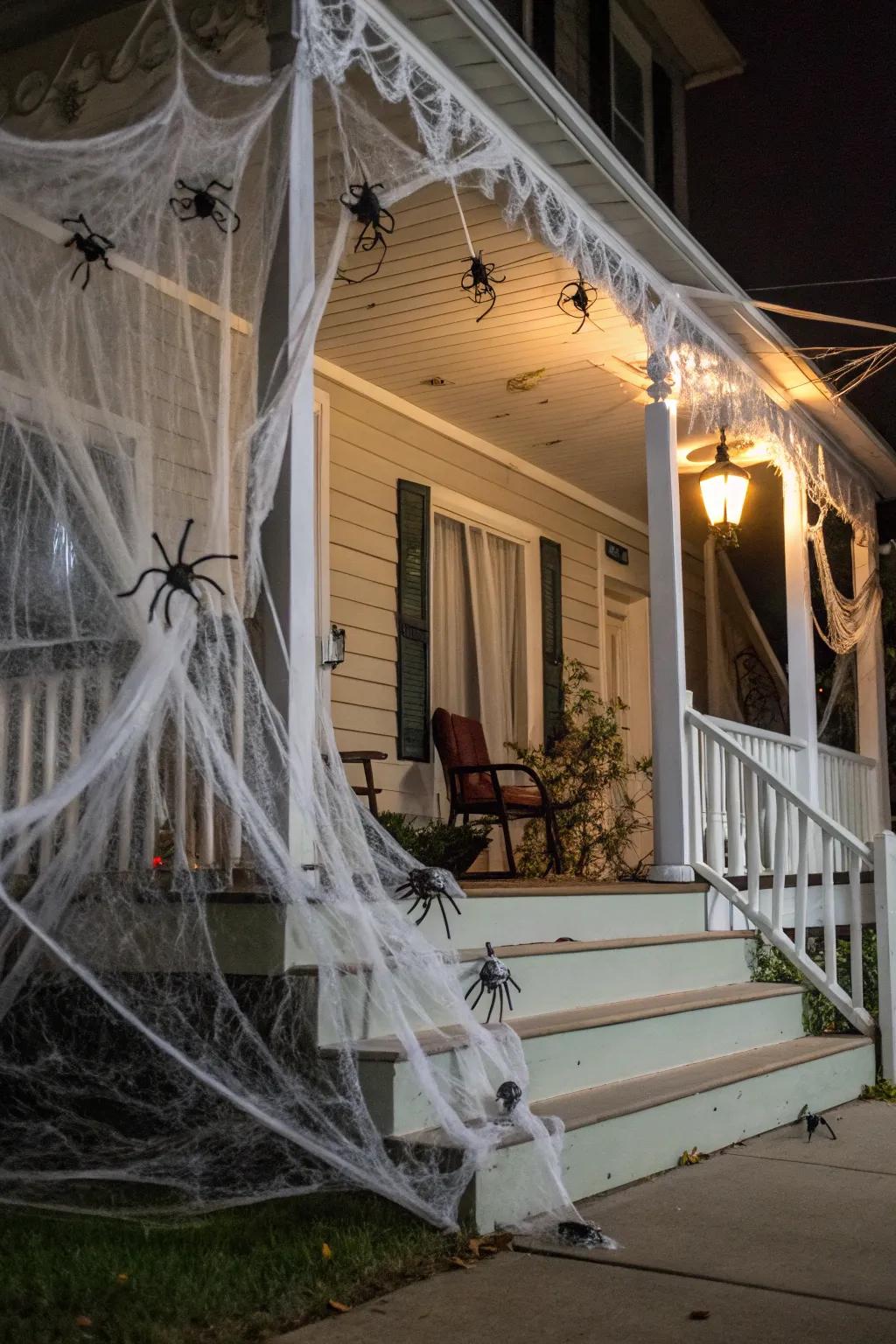 Spin a web of intrigue with this ghoulish decor.