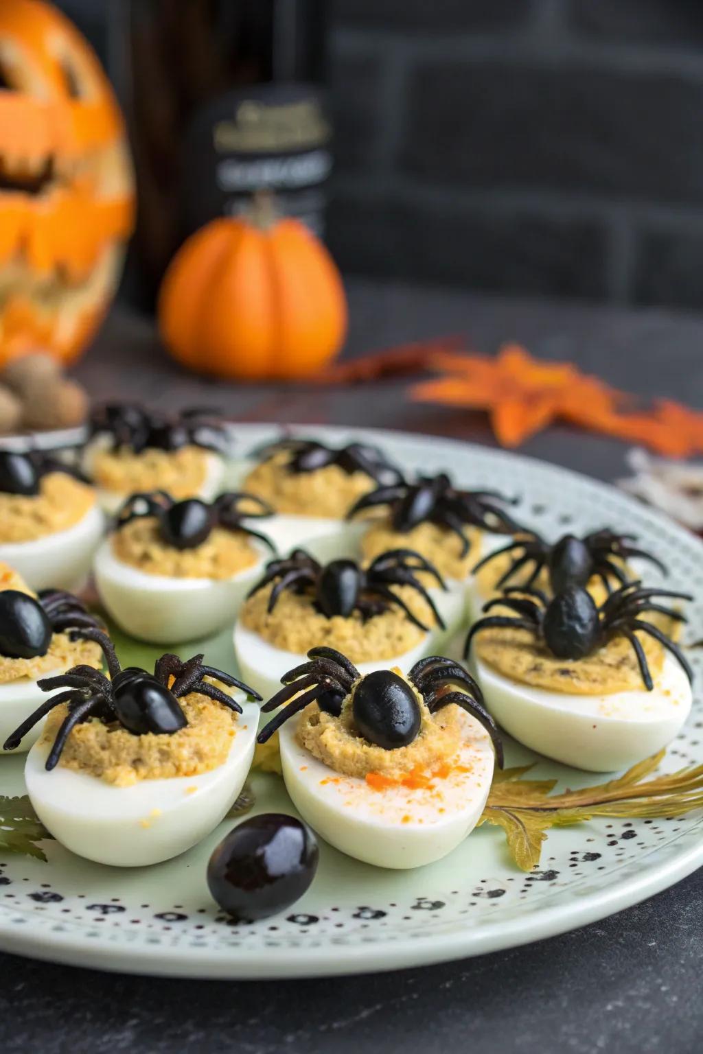 Crawler filled eggs guaranteed to be a hit.