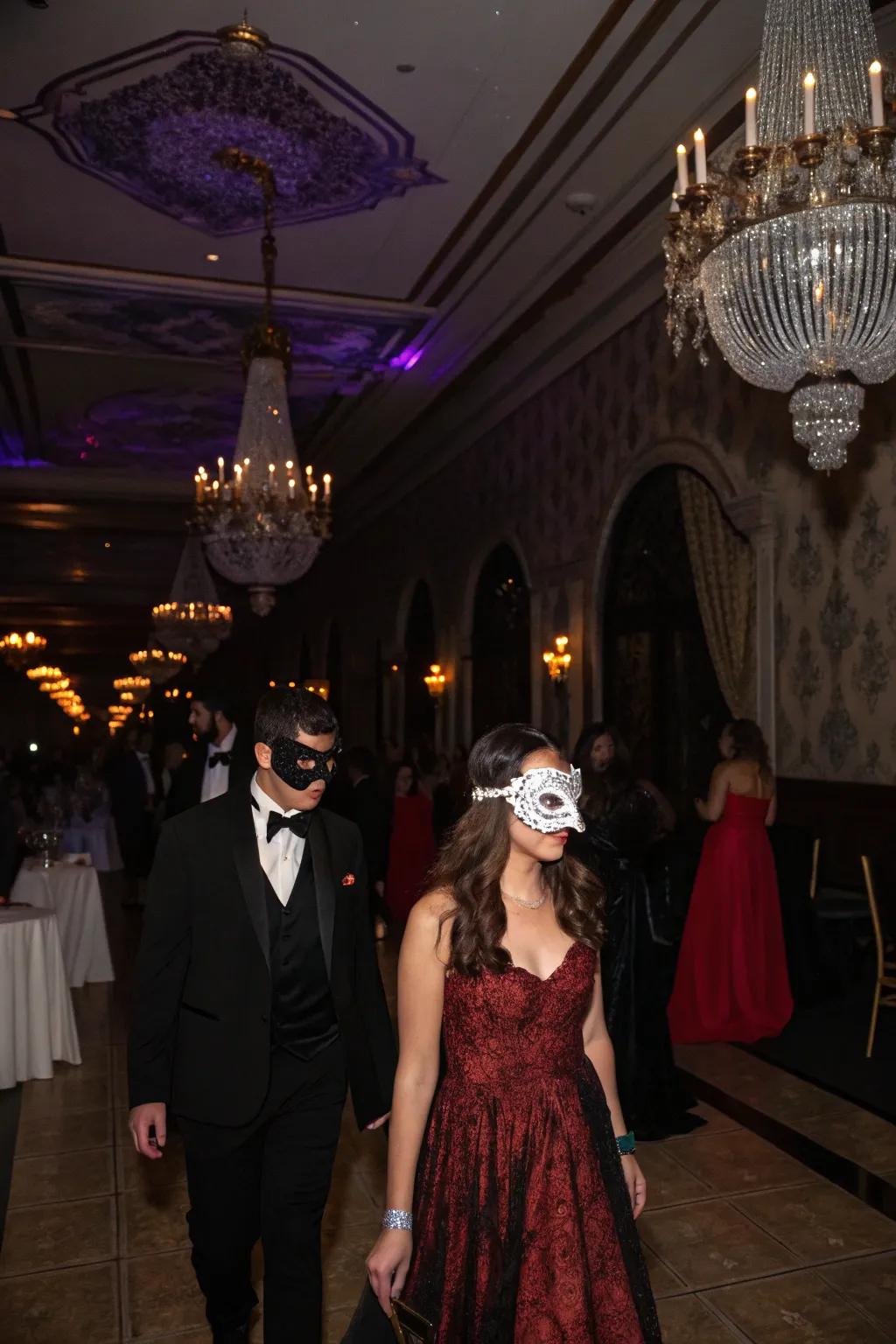 Surround your get-together in enigma using a hidden face dance.