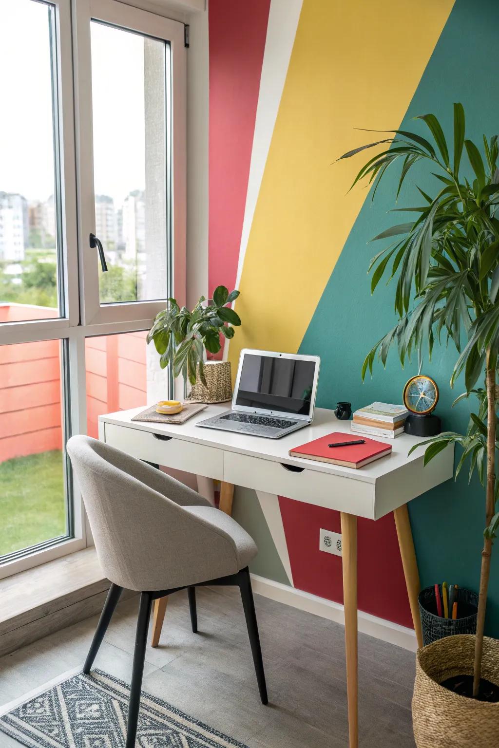 Colorful boundaries: painting your way to focus.