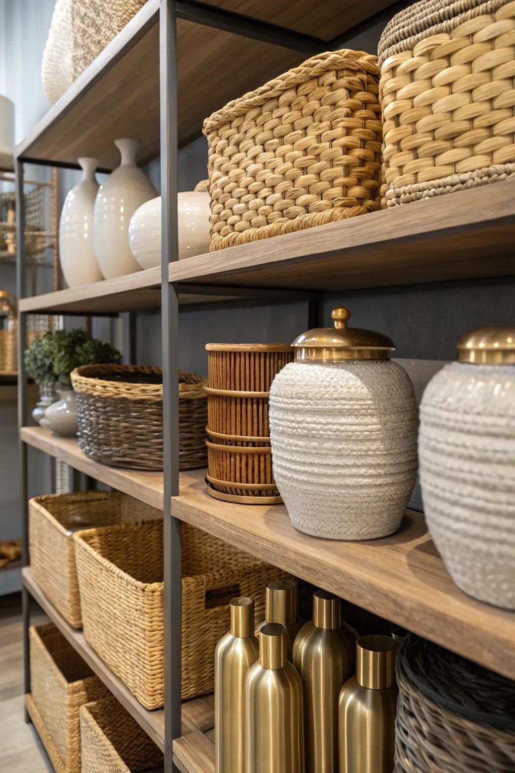 Textures enrich depth and richness.