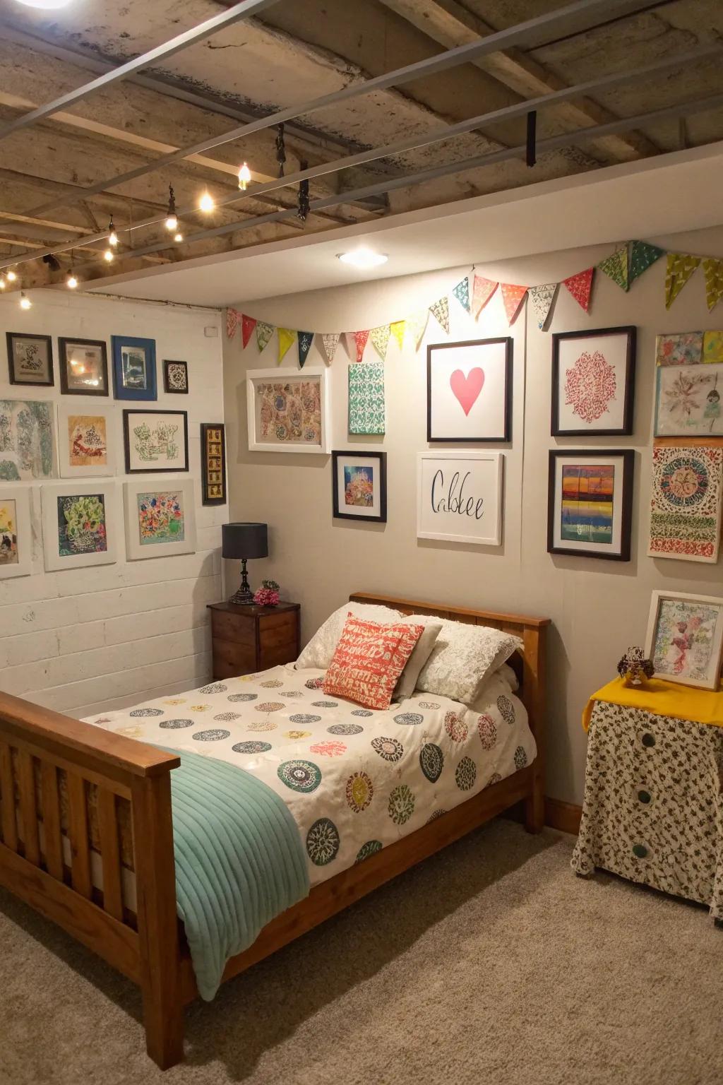 Handcrafted wall art injects character into your space.