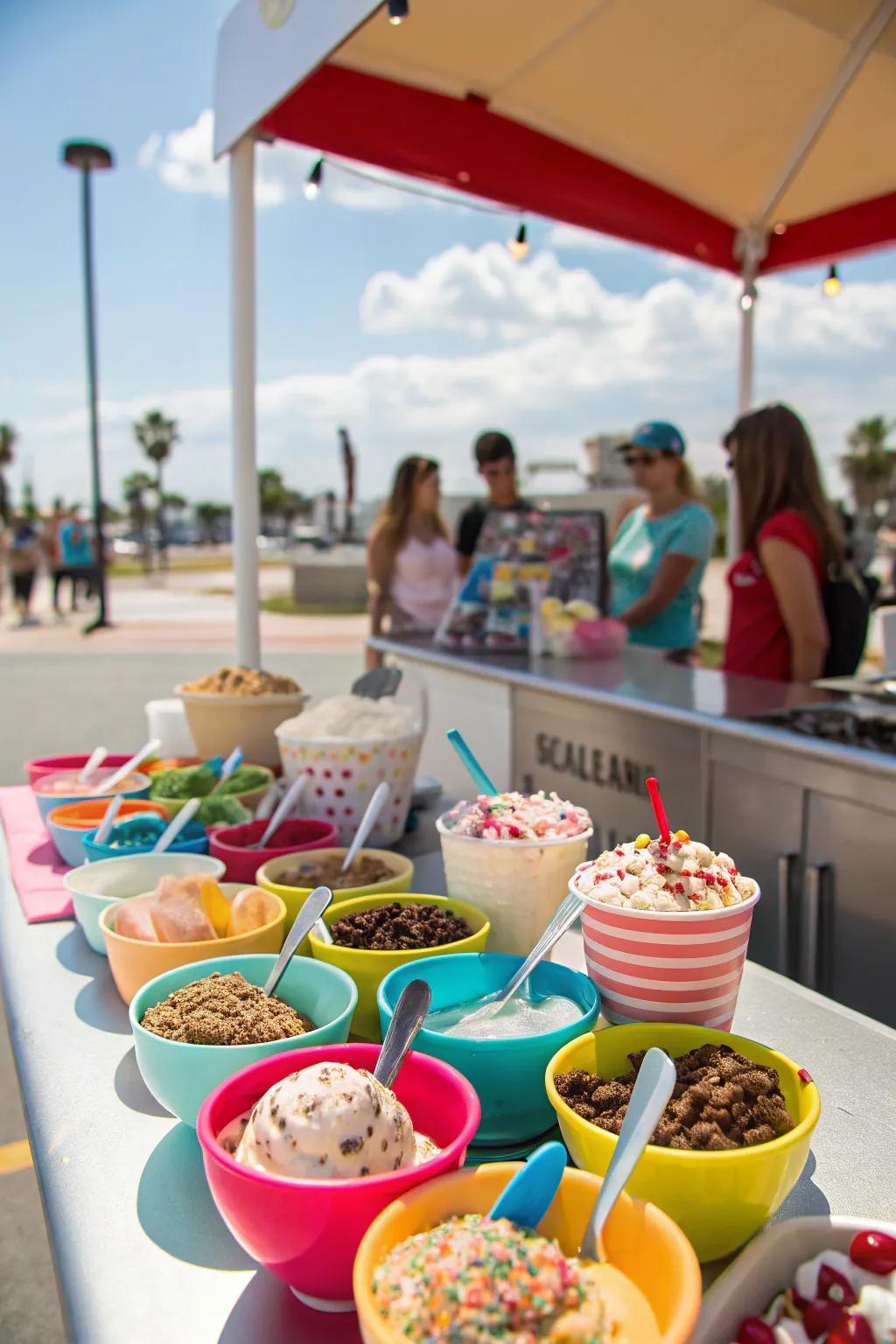 Cool down with a playful and engaging Ice Cream Social.