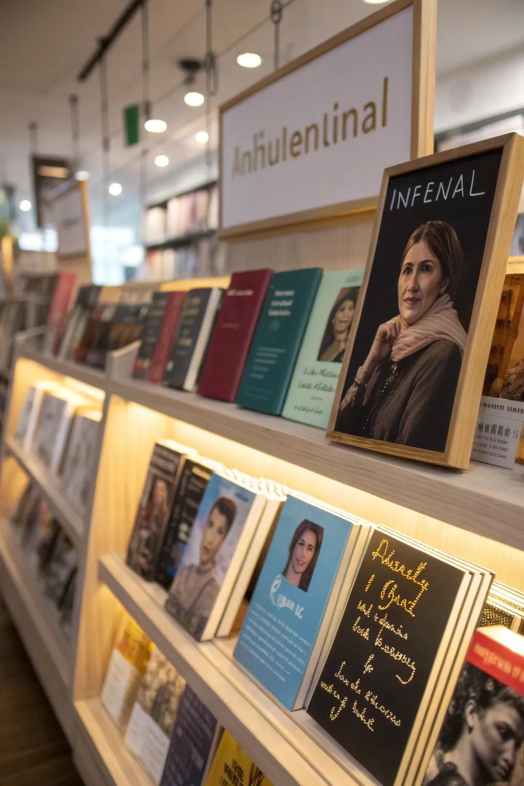 An exhibit in honor of Women's History Month, featuring biographies and inspiring stories.