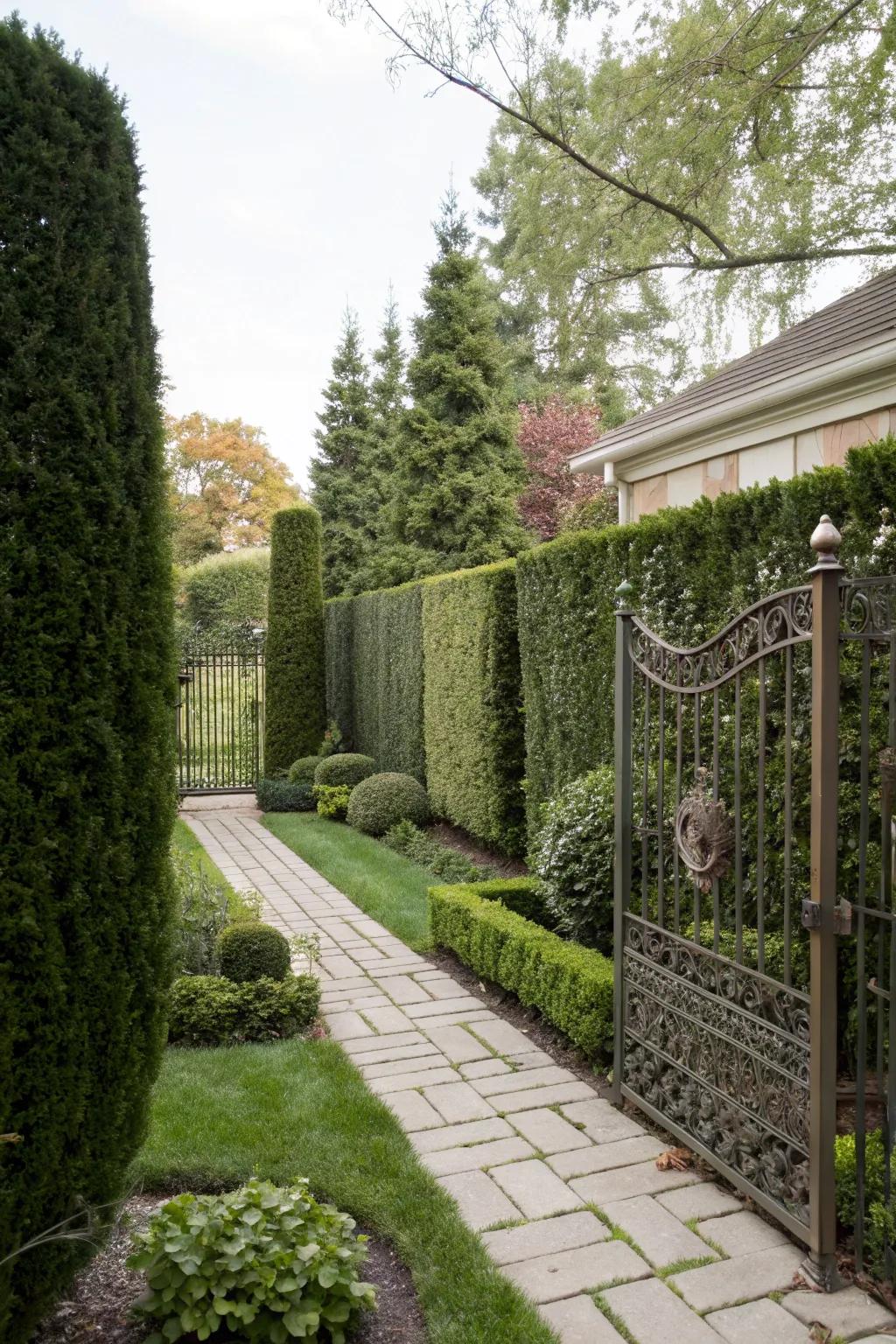 Privacy structures help make your backyard feel like a private getaway.