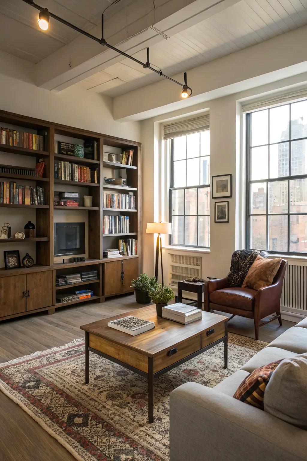 Both fashionable and practical, the functional spaces are well-thought-out.