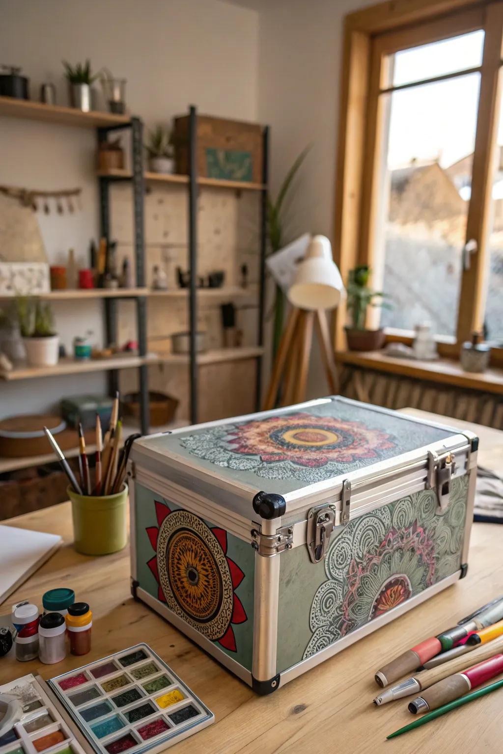 Pattern guides make it easy to achieve detailed designs.