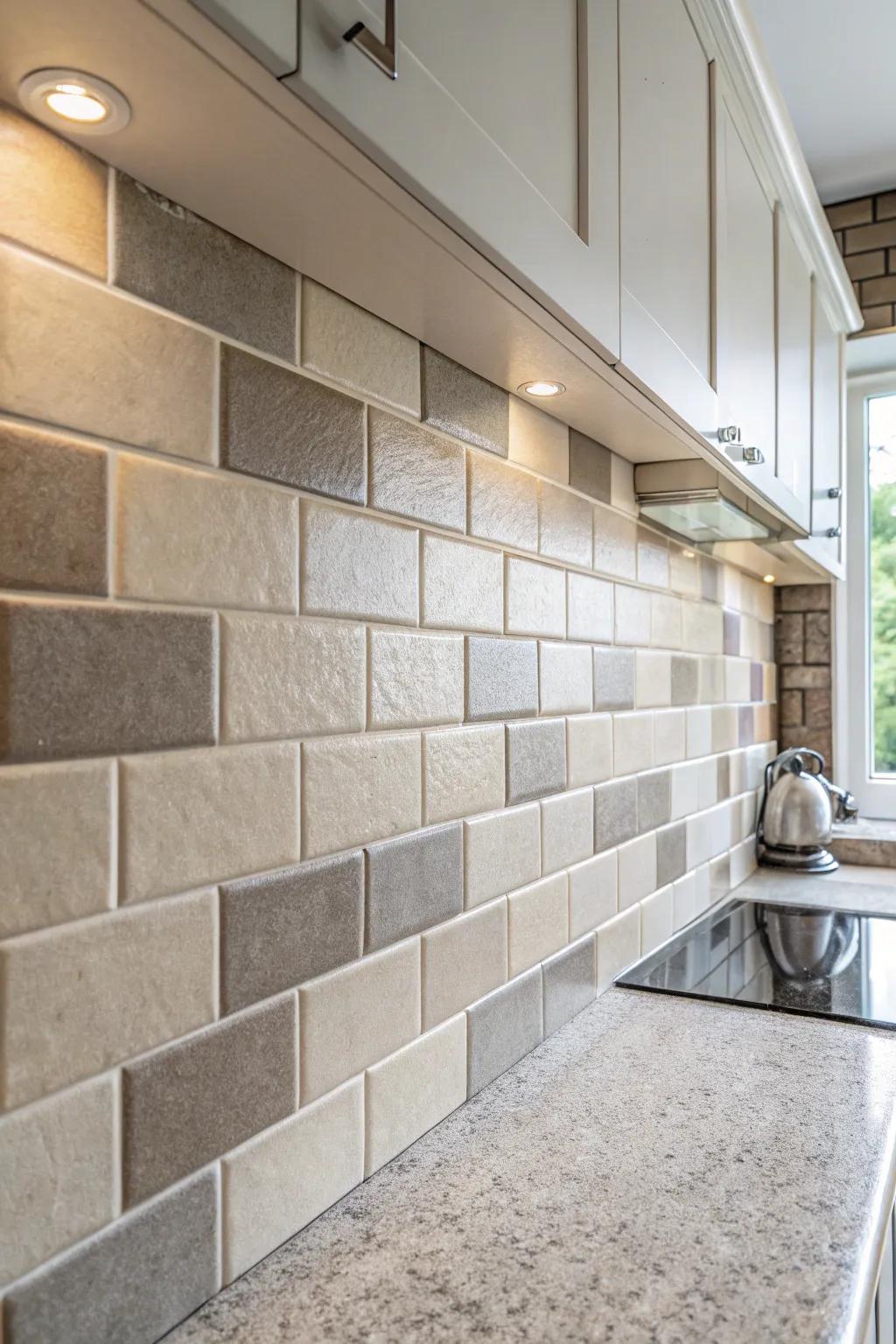 Muted tones offer a simple and calming backdrop.