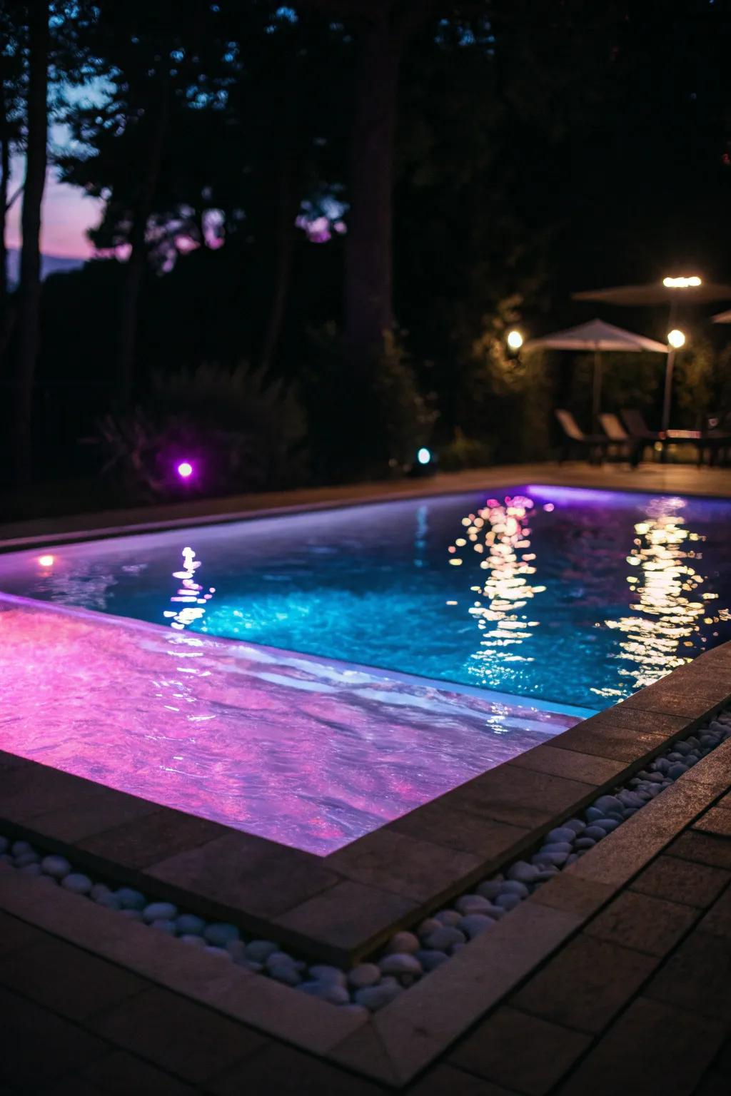 Elevate your pool's allure using strategic illumination.