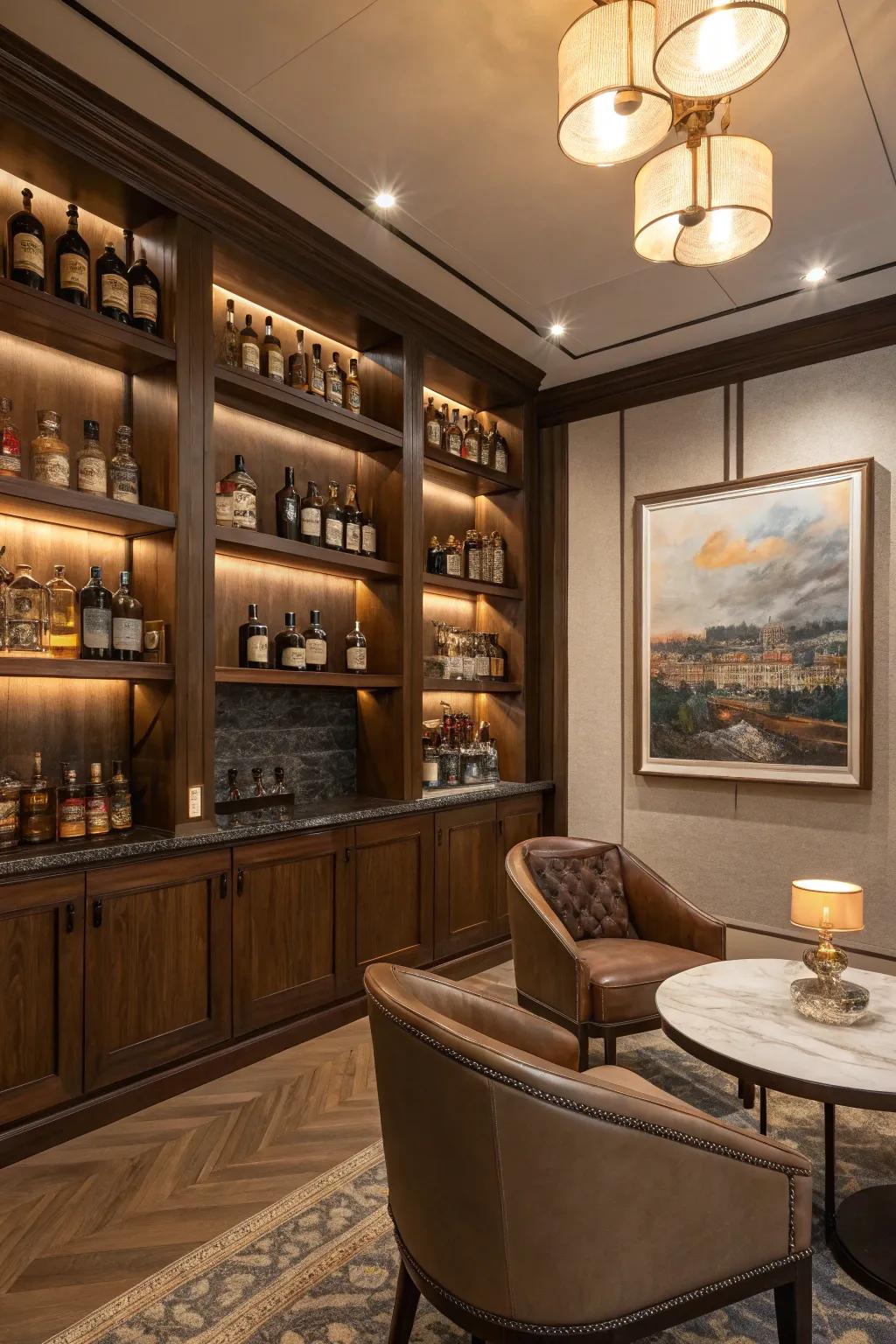 Artwork adds a personal element and improves the room's character.