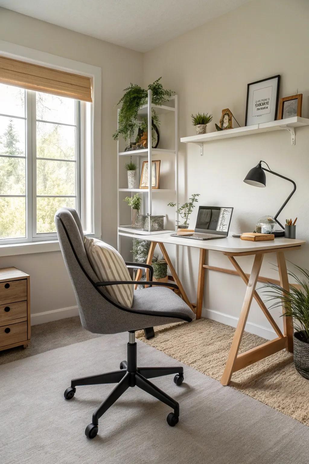 Focus on comfort with ergonomically designed office furniture.