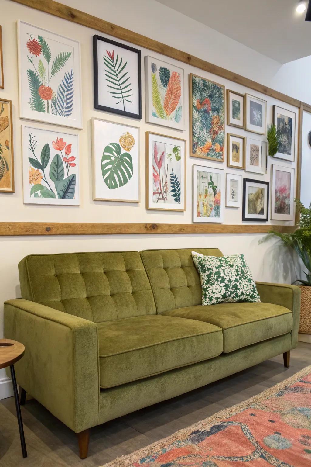 Artwork adds a tailored touch to your personal space.