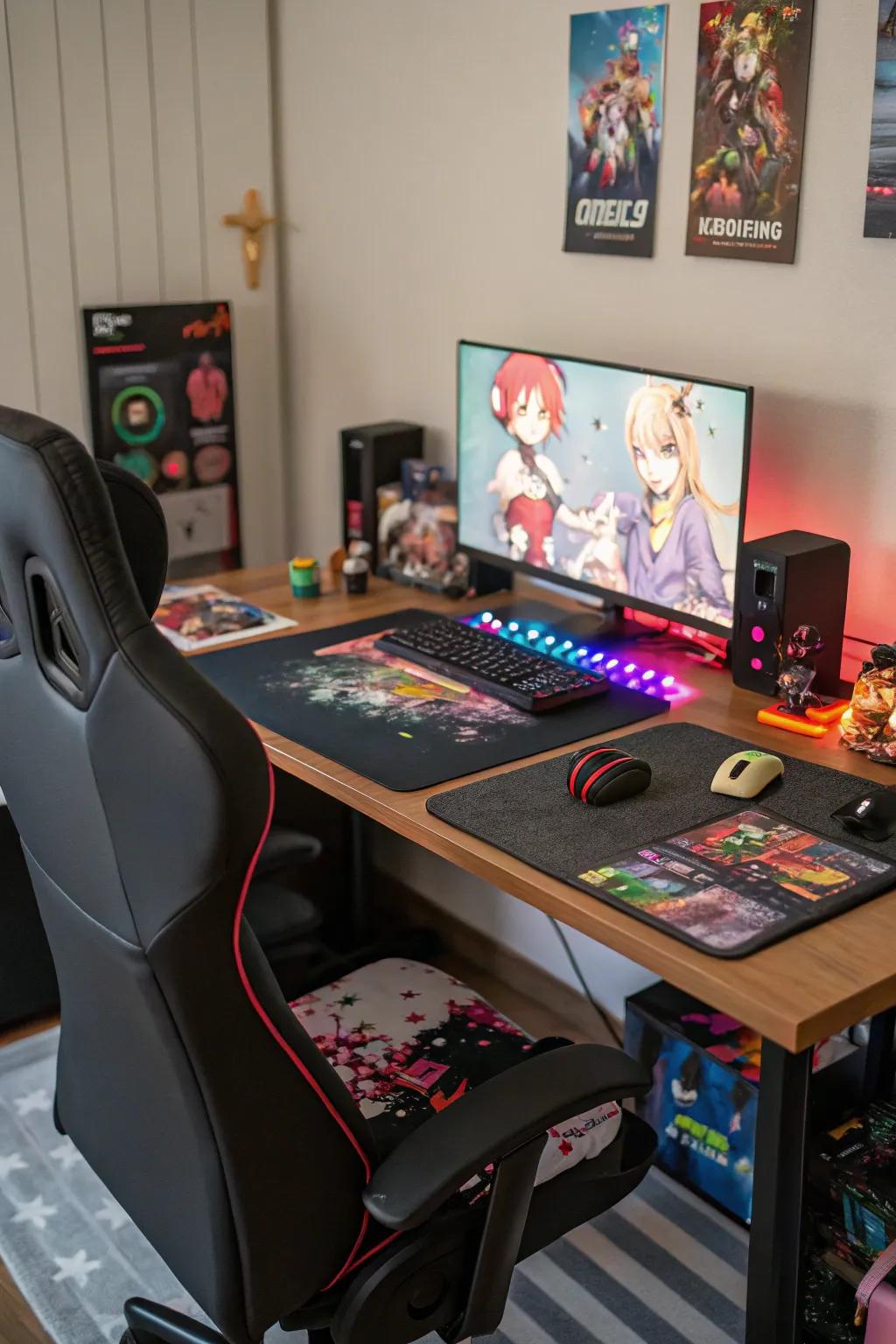 A thoroughly equipped gaming configuration is indispensable for every otaku.