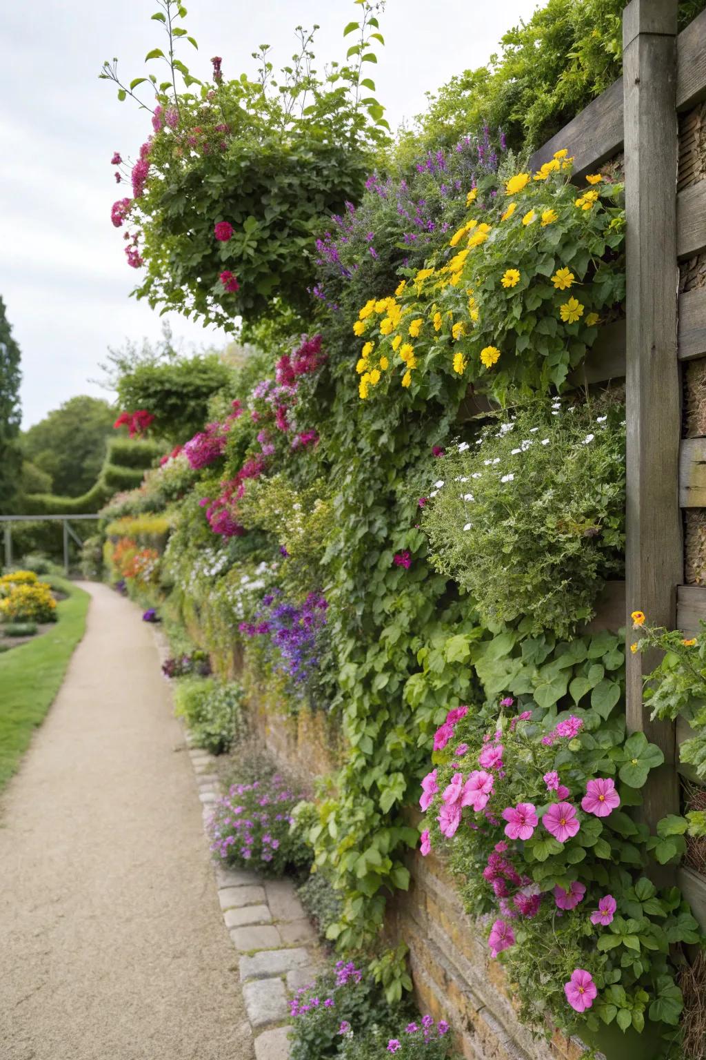 Layered planting enriches your garden with dimension and vibrancy.