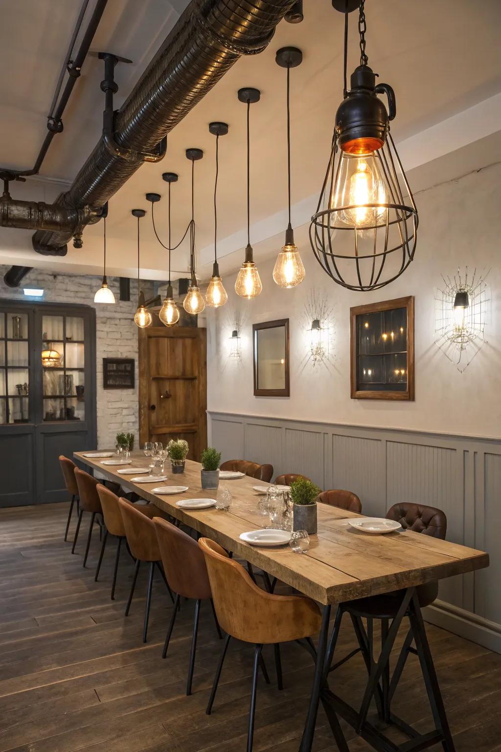 Manufactured illumination establishes an impressive equilibrium of utility and style.