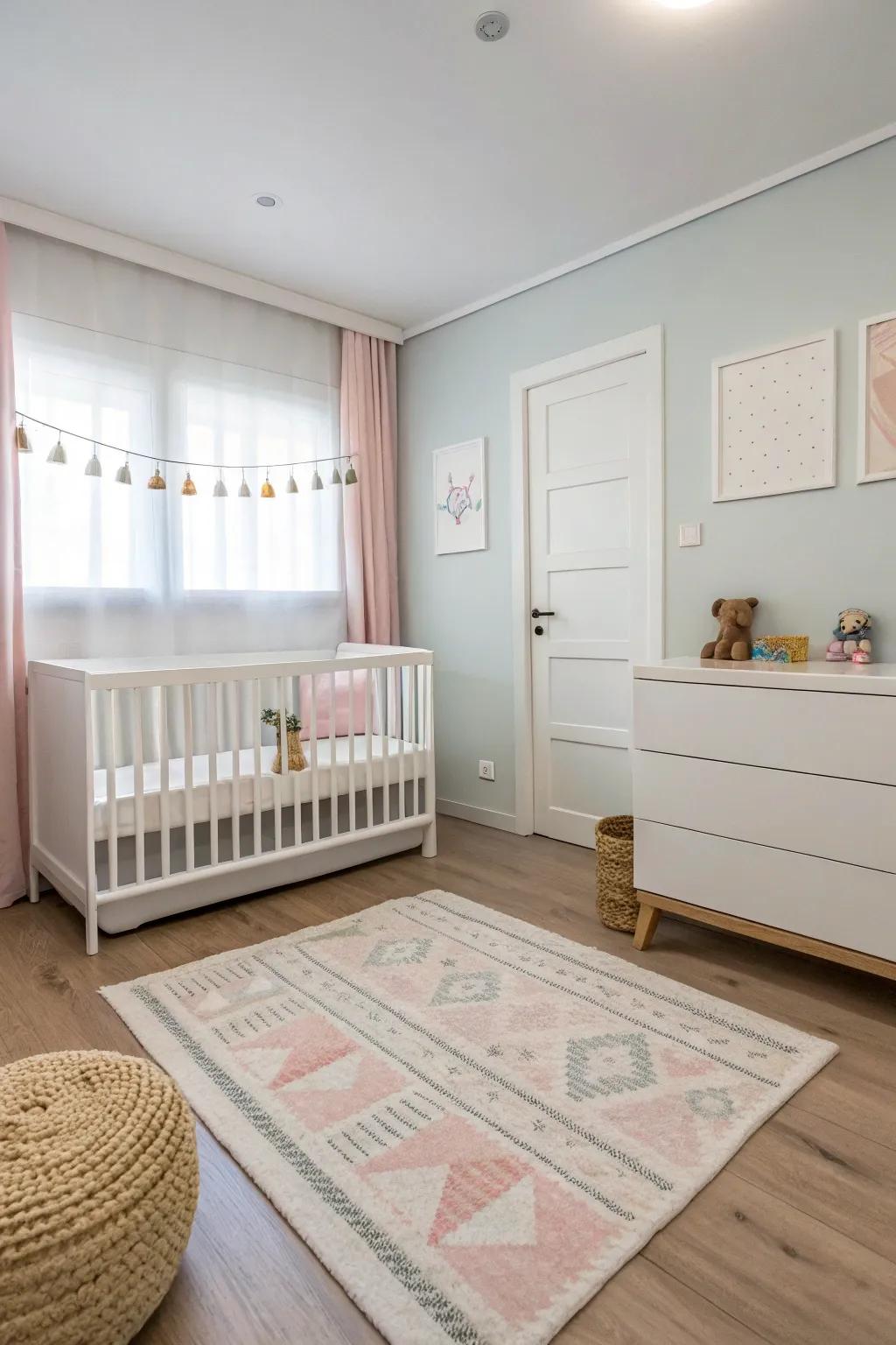 Simple design principles can lead to a serene and orderly nursery.