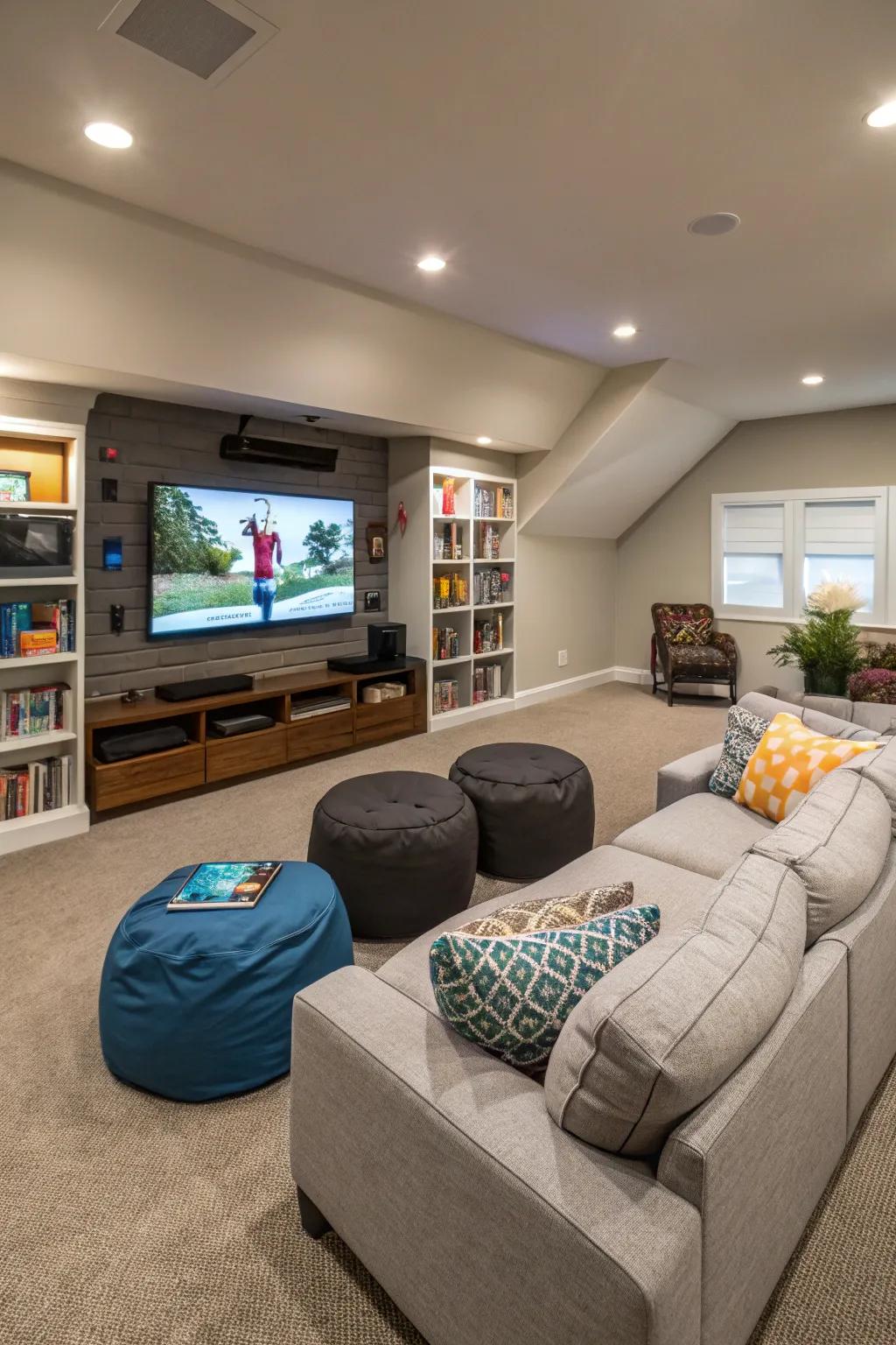 A flexible space designed for multiple activities.