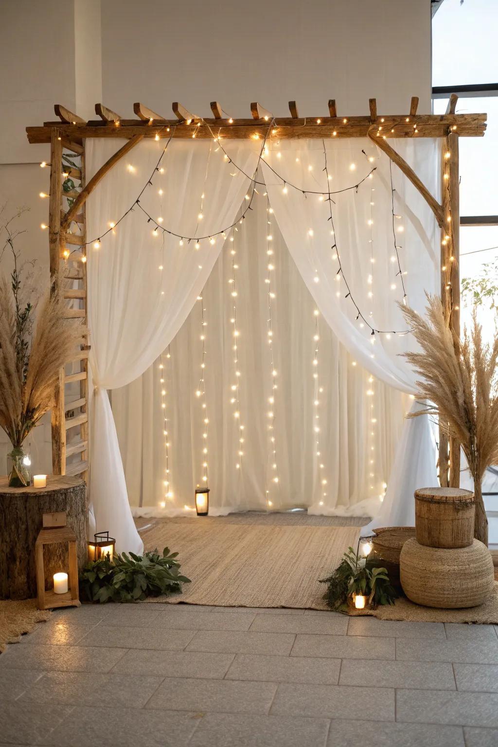 Pixie lights contribute a hint of magic, making every photo sparkle with enchantment.