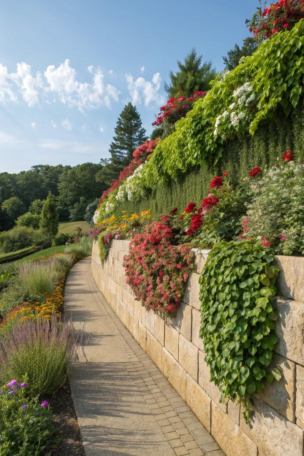 Living walls bring greenery and life to your landscape.