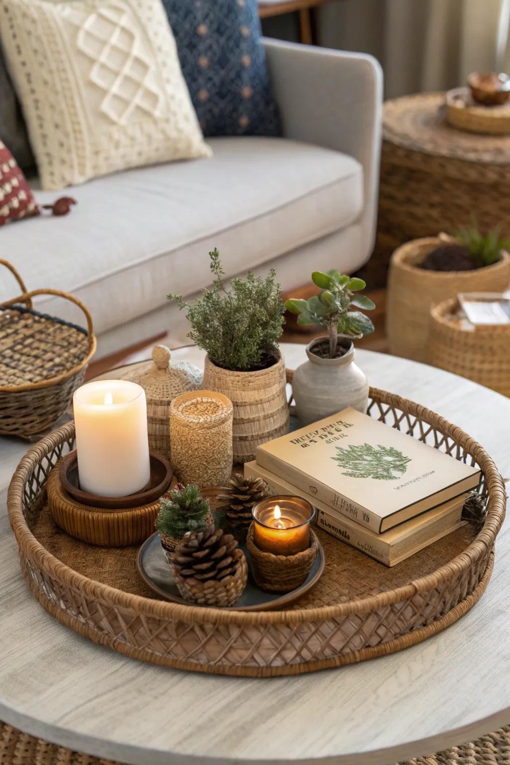 Tactile components add depth and fascination to your arrangement.