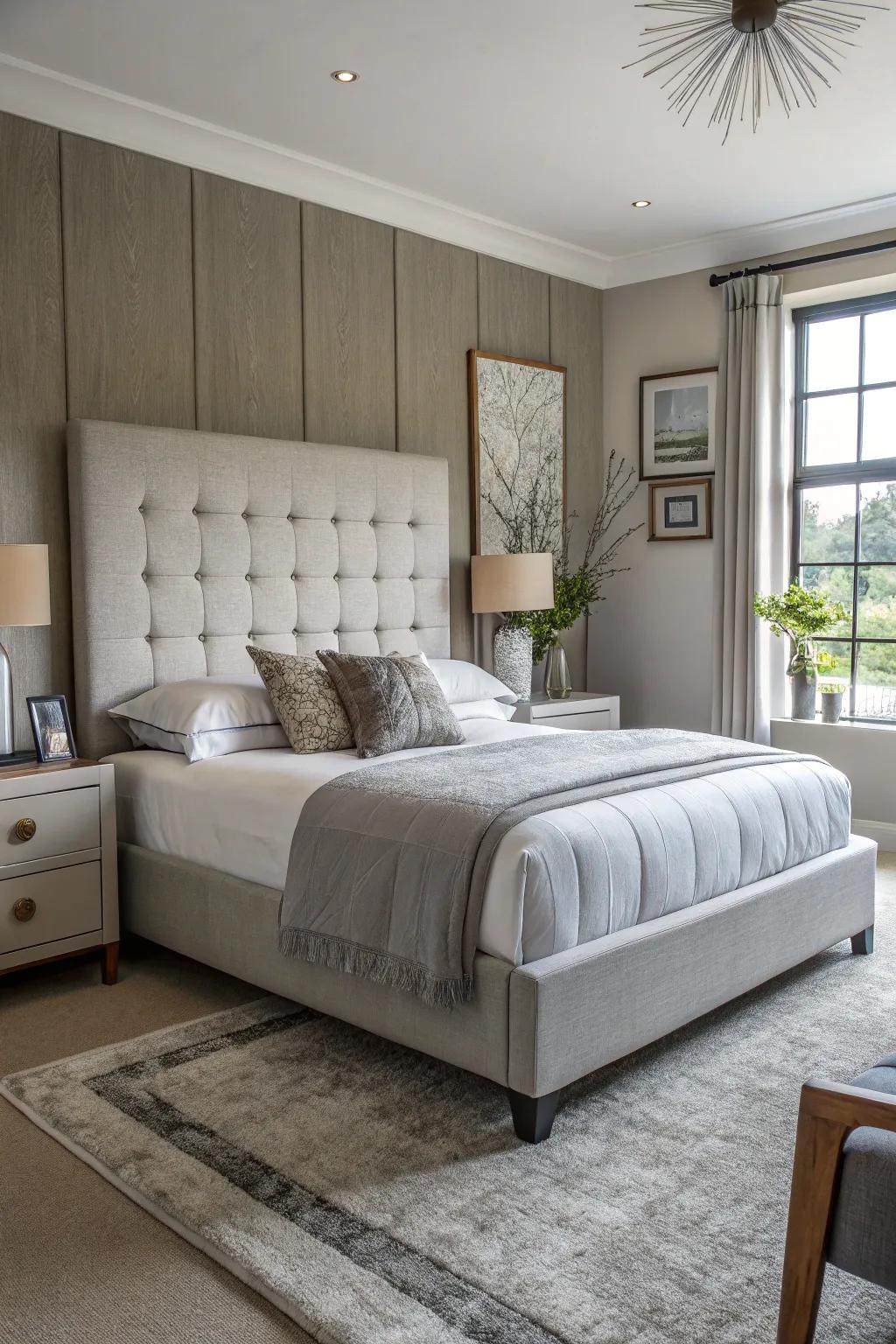Chic furnishings introduce sophistication and flair.