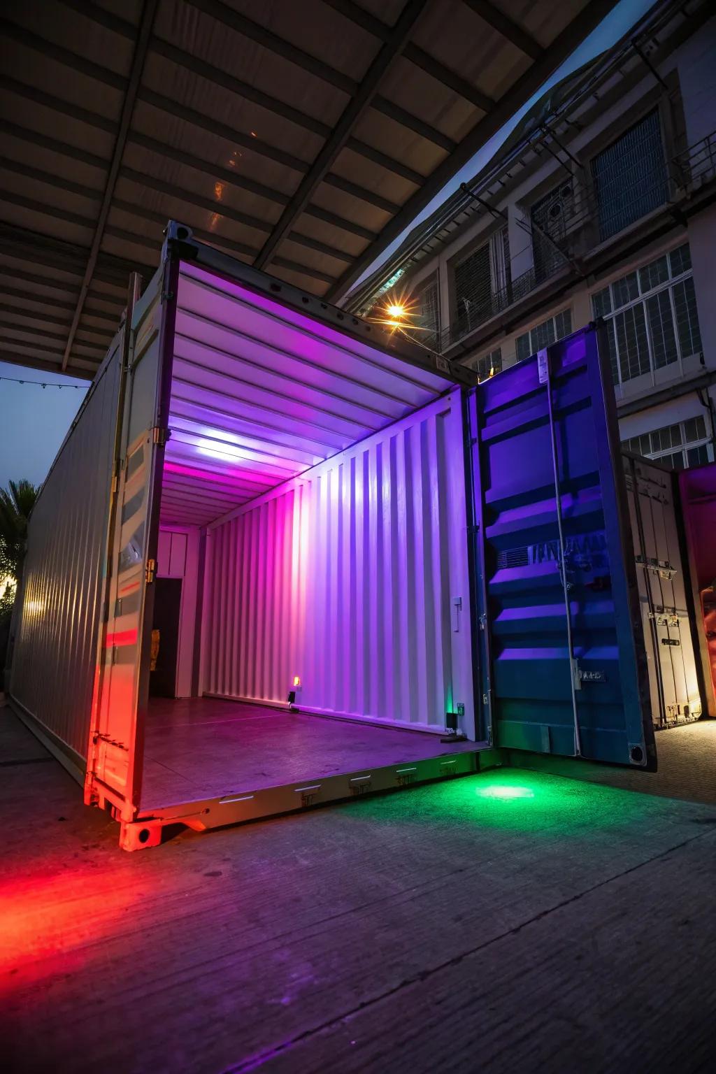 Innovative lighting that dictates the atmosphere.