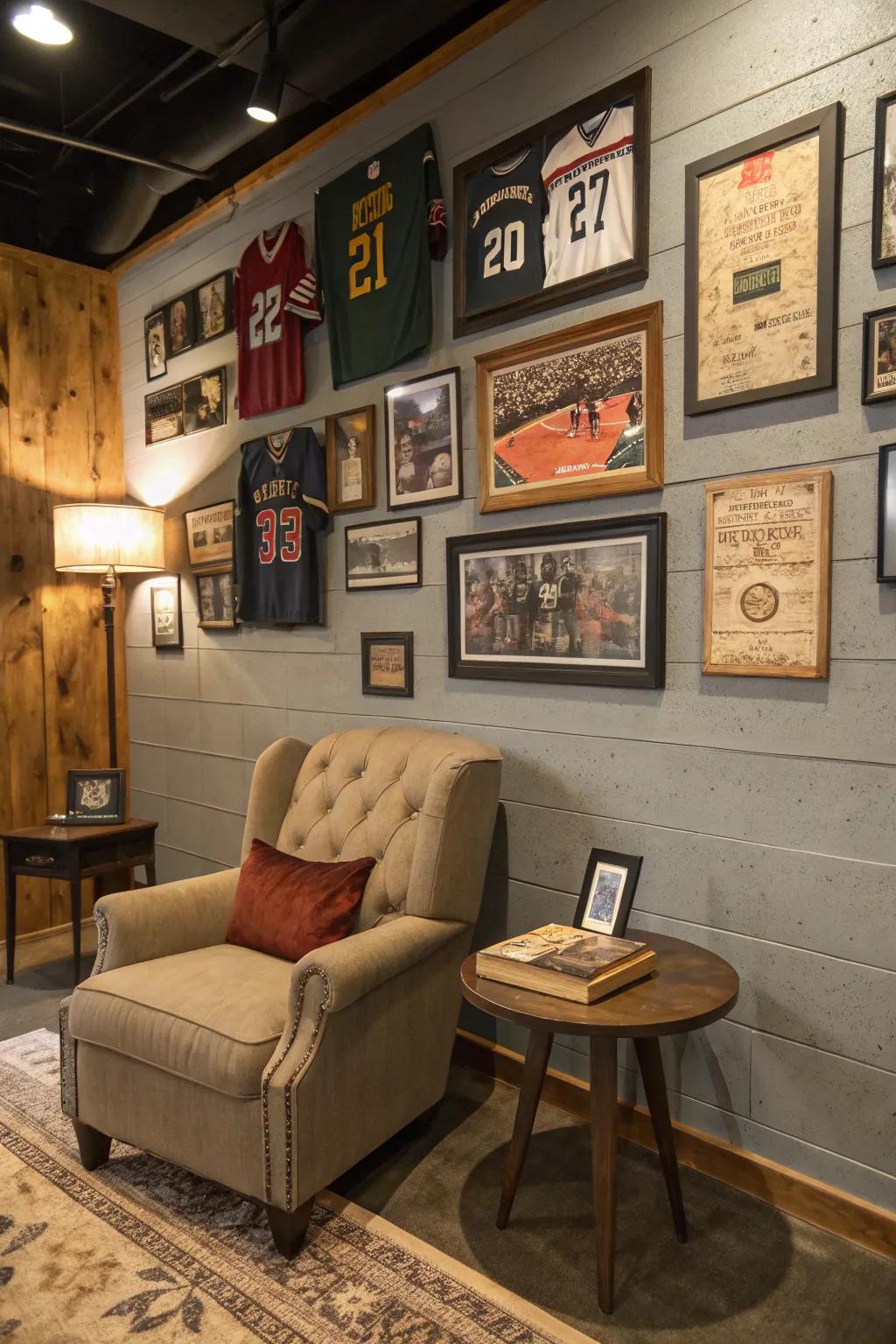 Personal collectibles make your area distinctly yours.