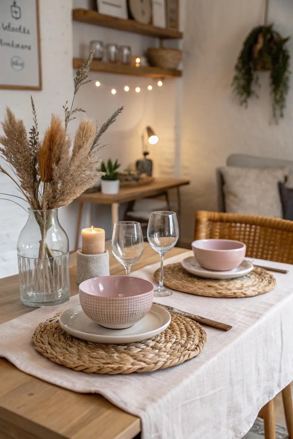 A simple, yet elegant table setup that's perfect for a stylish baby shower.