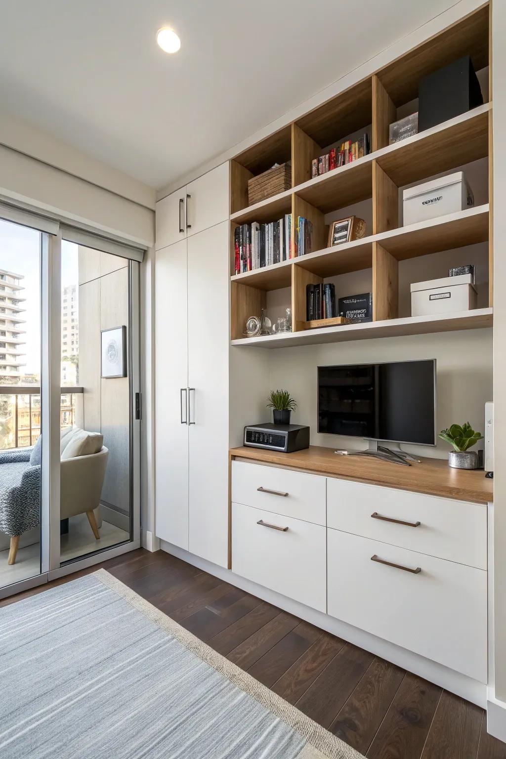 Smart storage keeps your condo organized.