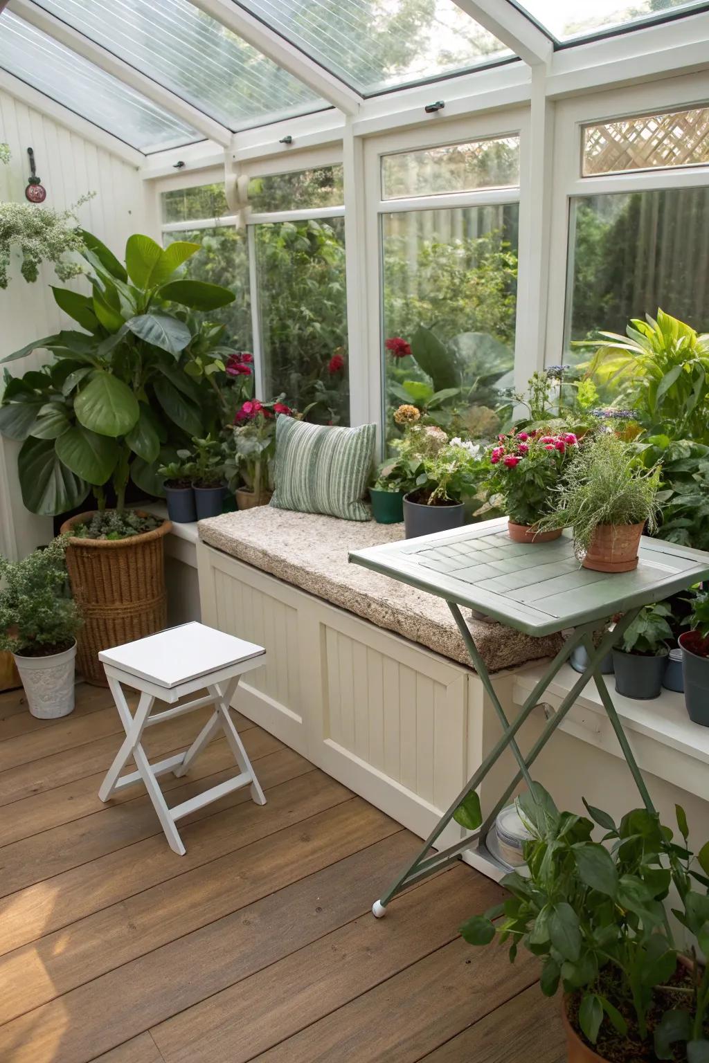 Multi-functional furniture maximizes your space and its usefulness.