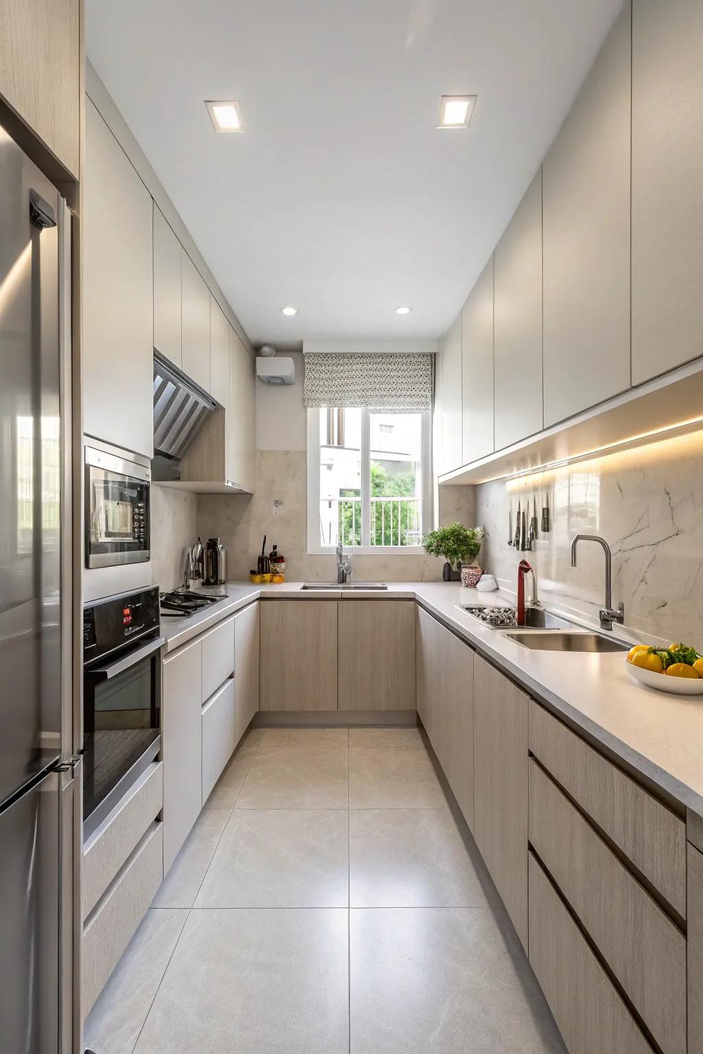 A modern kitchen can completely change your cooking area.