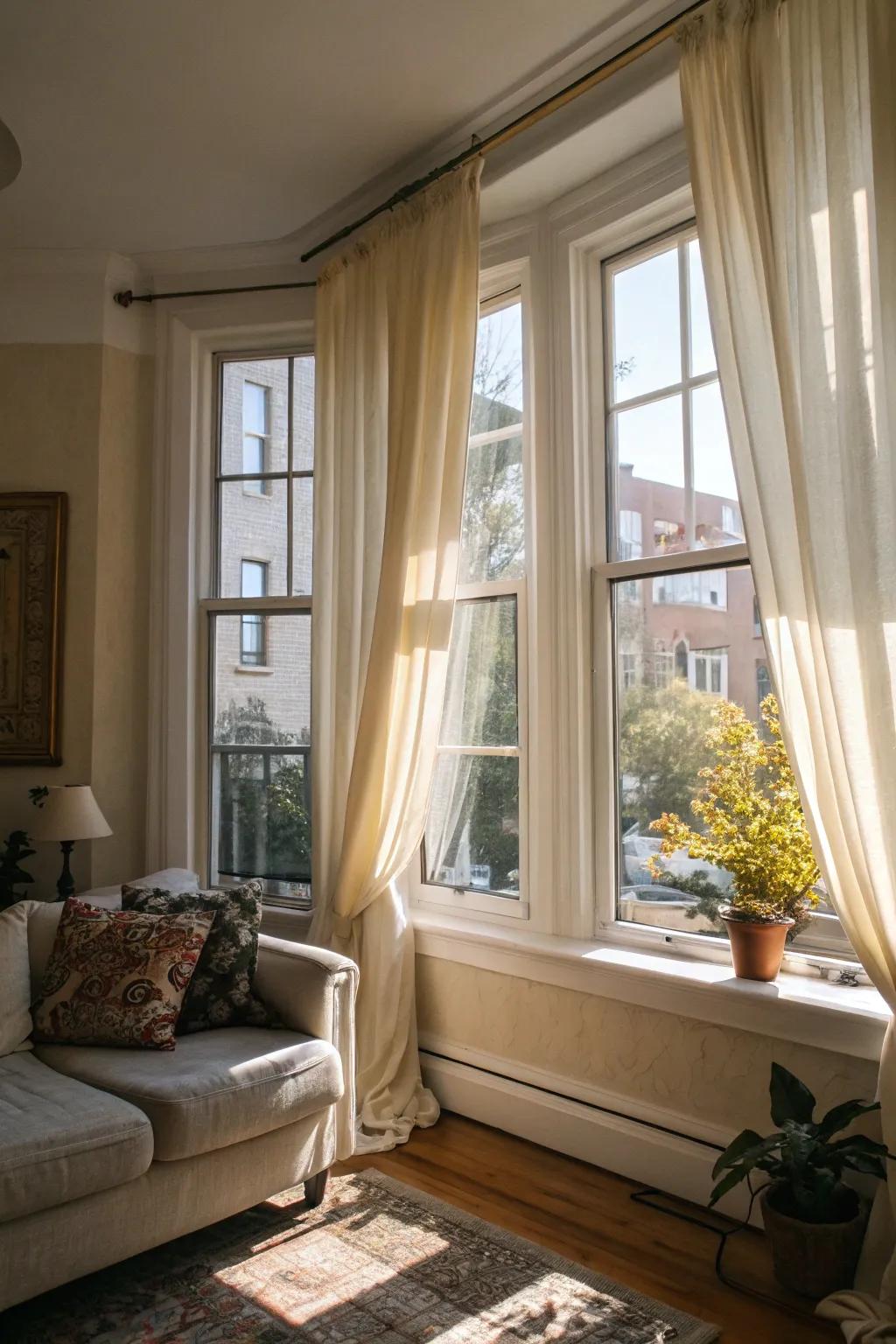 Sunlight enhances the coziness and openness of any space.