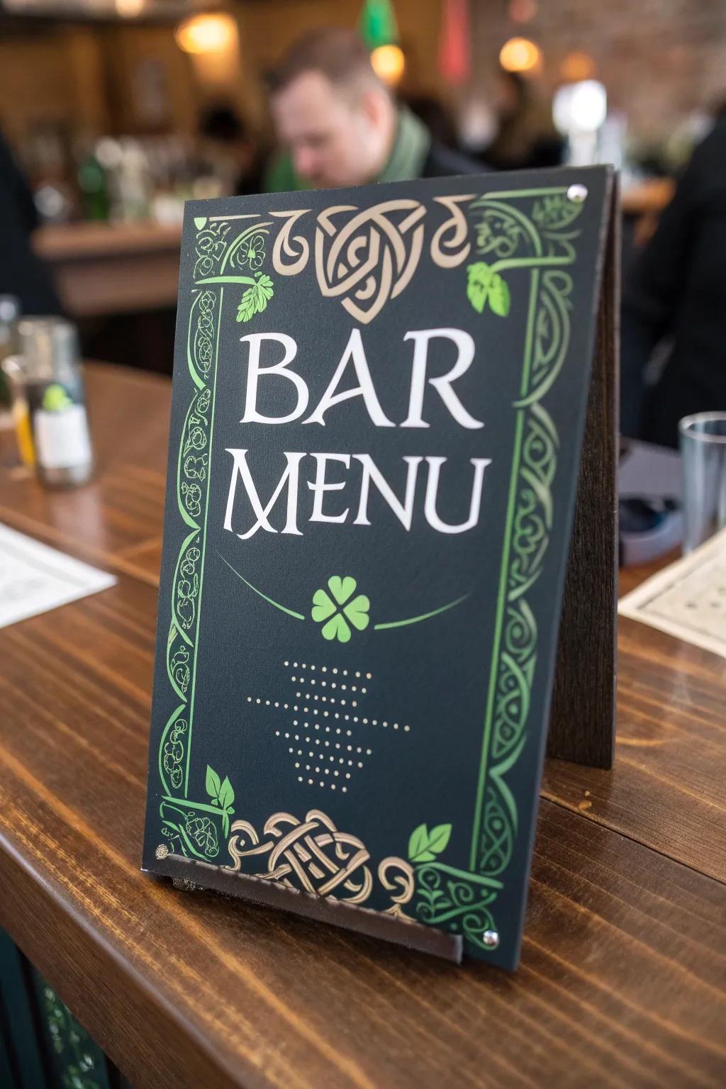A themed menu incorporates an extra touch of delight to your celebrations.