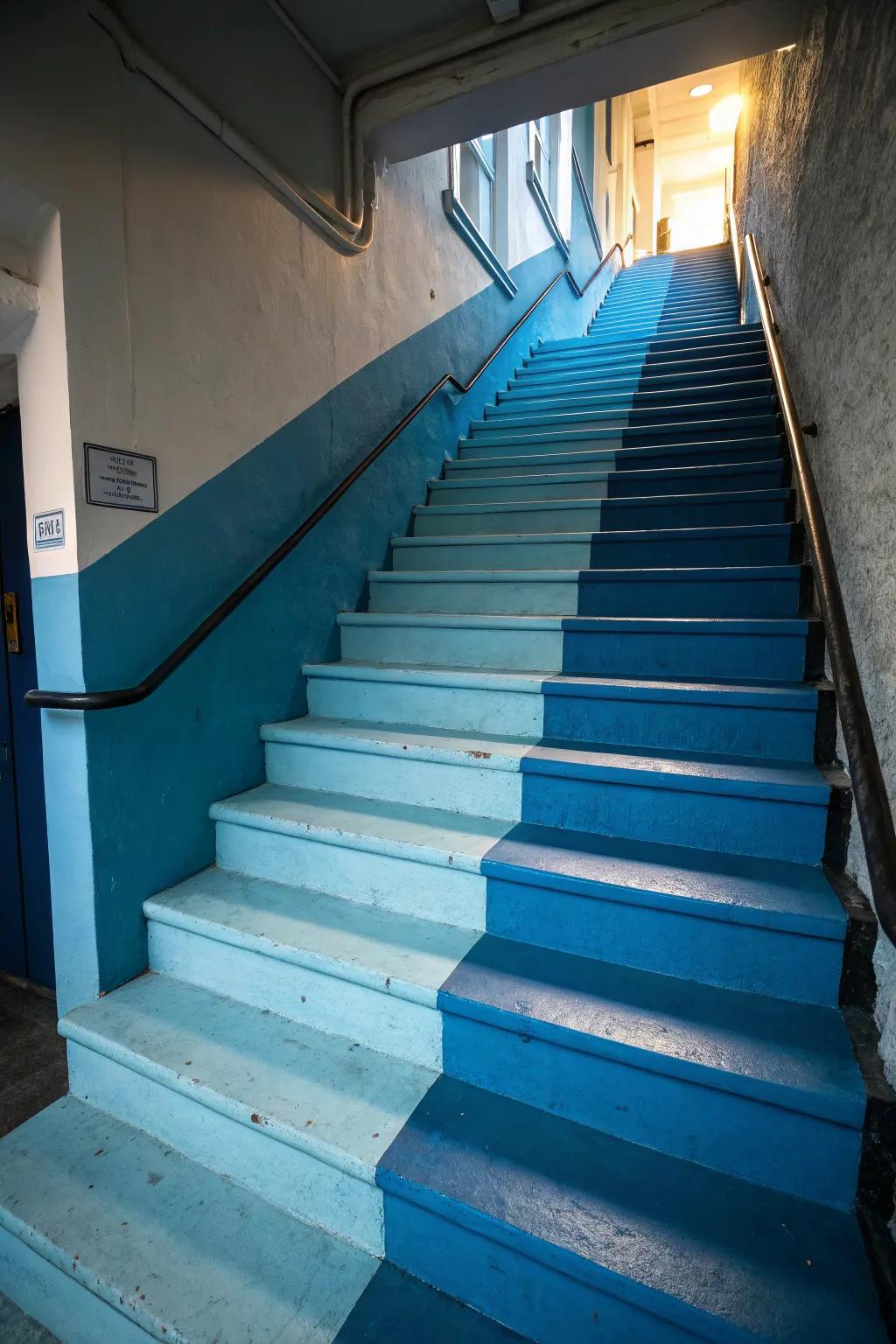 Hue-dipped uprights inject color and a sense of individuality.