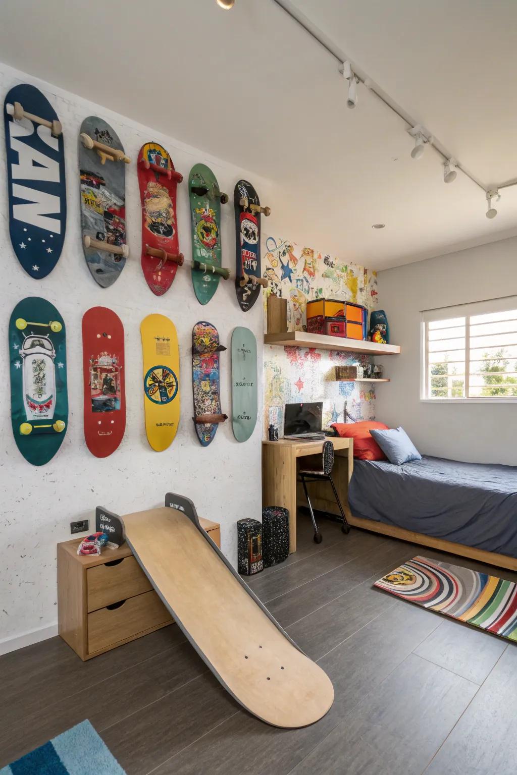Add a hint of urban coolness.
