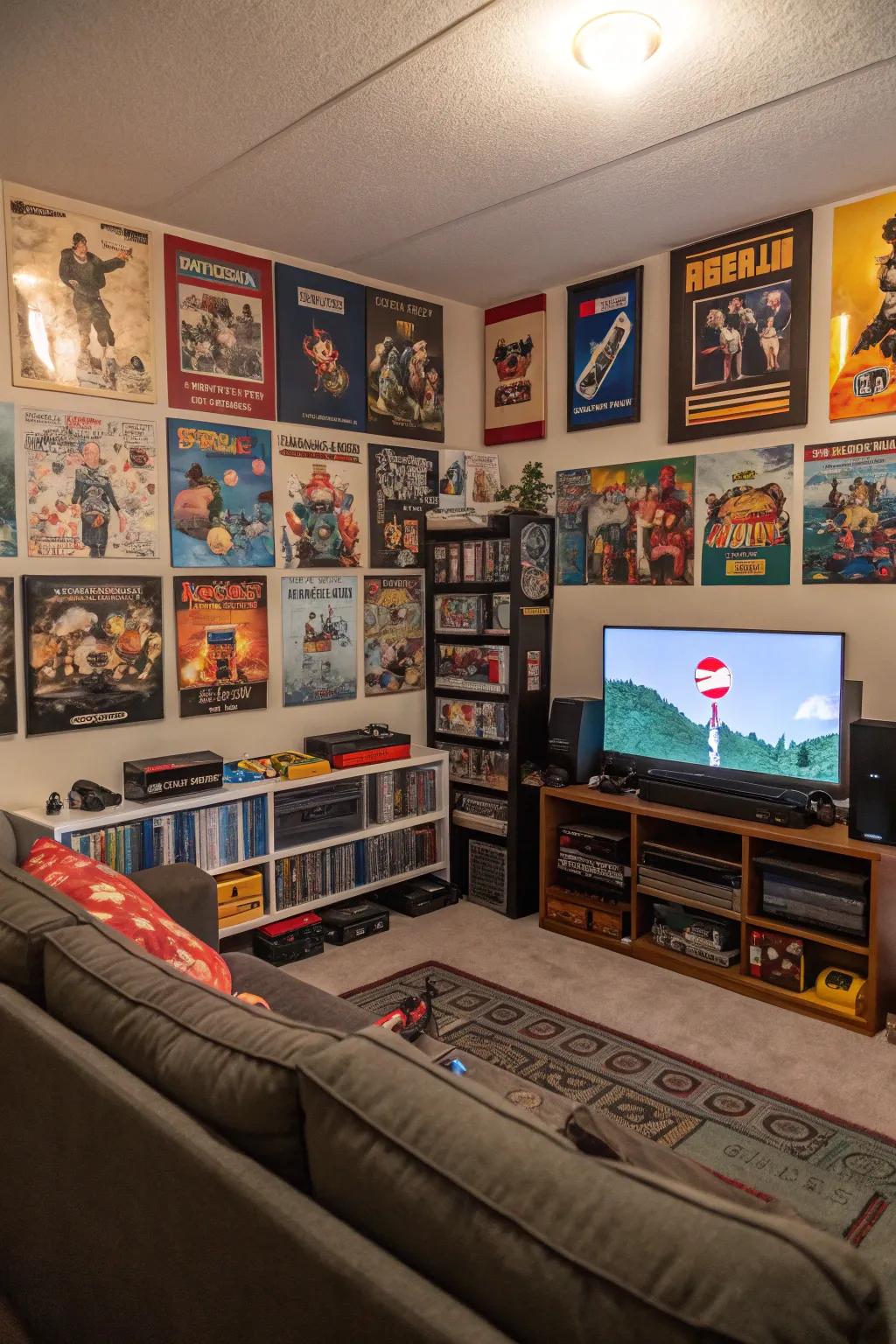 A themed room crafts a fully immersive streaming experience.