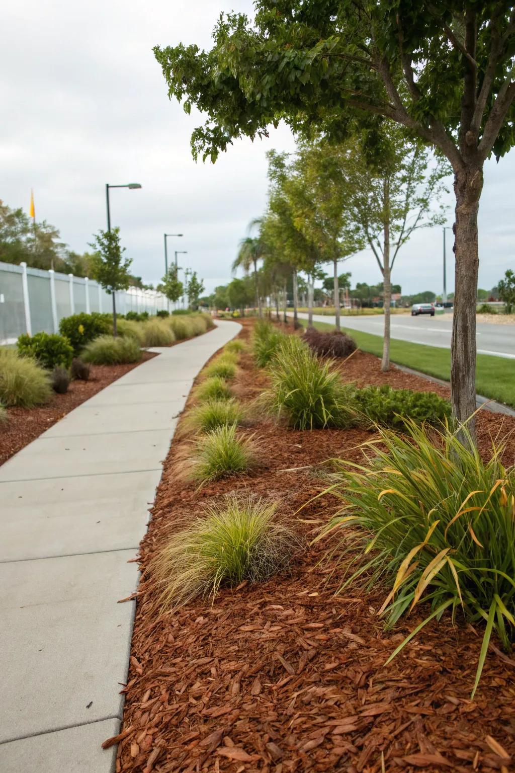 Decorative ground cover adds texture while helping your plants to flourish.