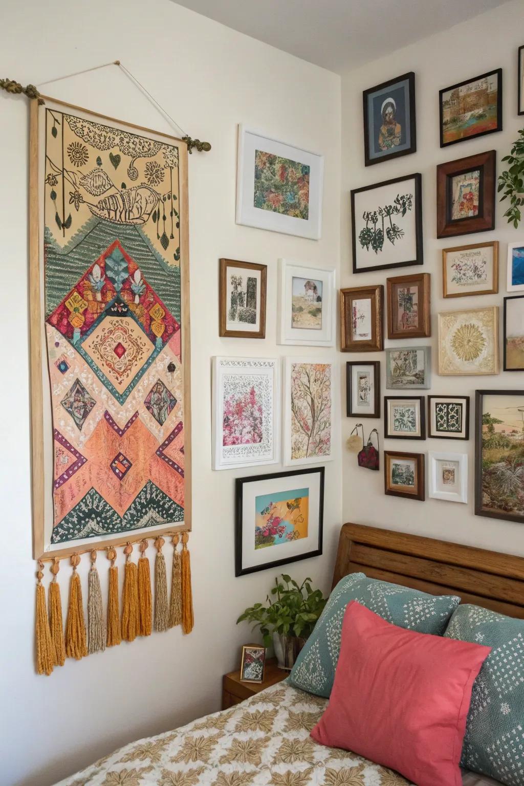Let your walls communicate your personality through art.