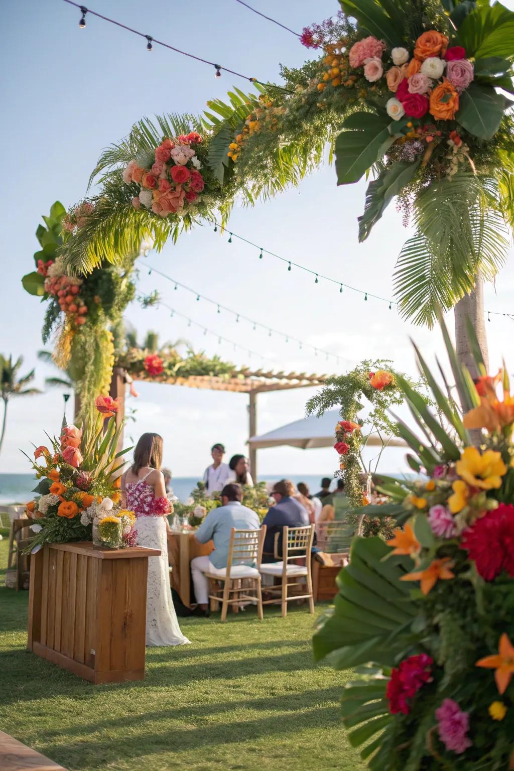 Design a captivating floral paradise for your visitors.