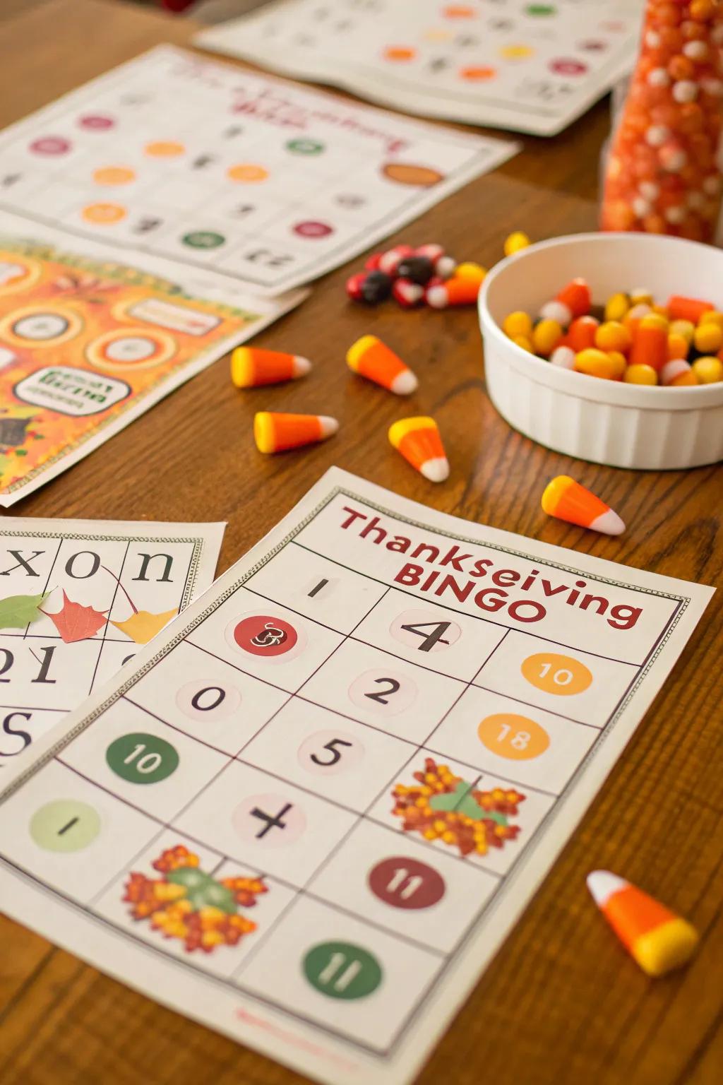 Thanksgiving Grid Game: a festive and fun activity for all ages.