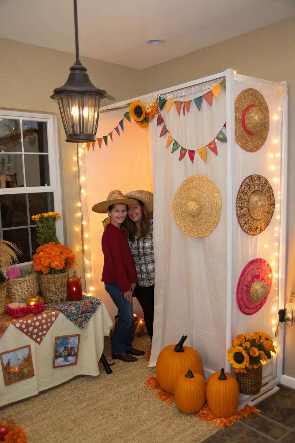 Record the season's mood through an enjoyable picture corner.