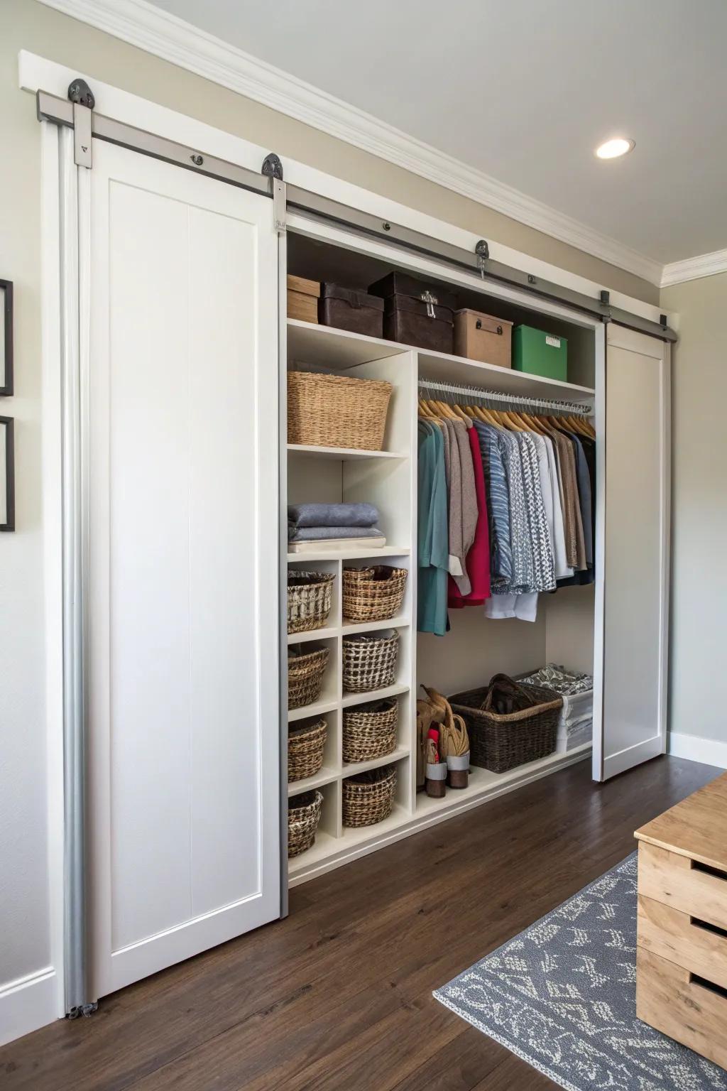 Elegance meets space-saving design.