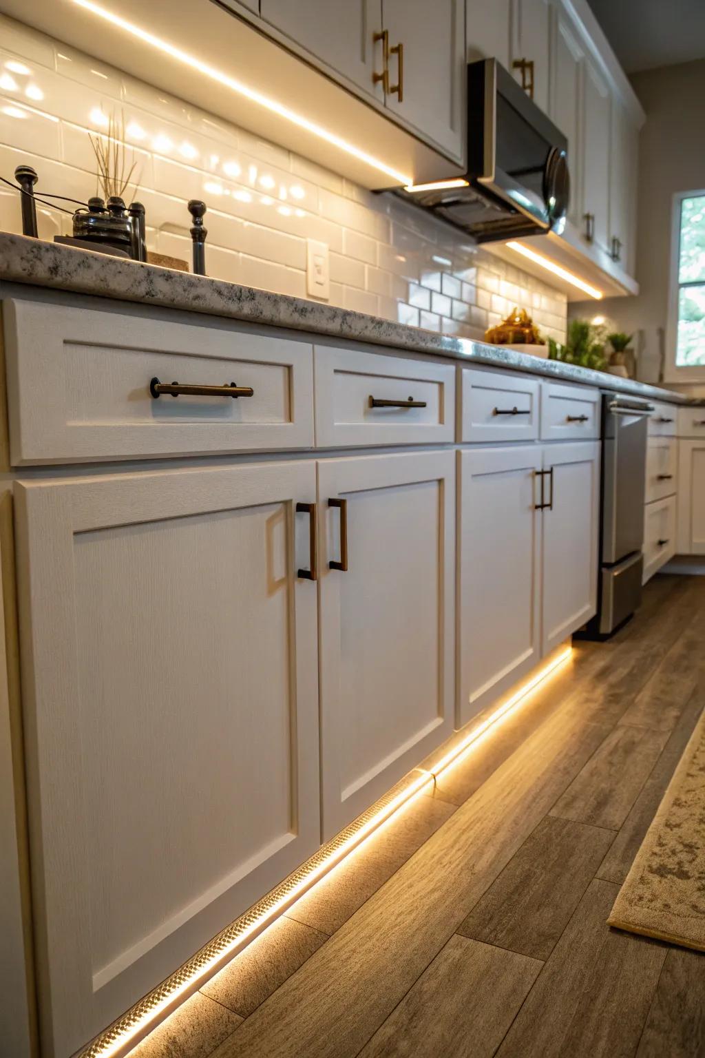 Plug-in light bars provide a swift and straightforward illumination solution for kitchens.