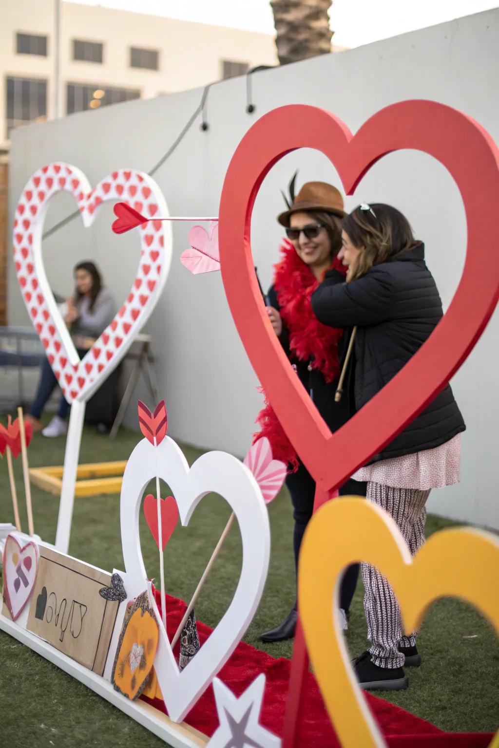 A playful selection of Valentine's picture accessories.