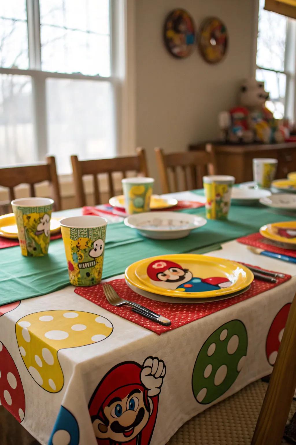 Themed dining arrangements augment the celebratory occasion.