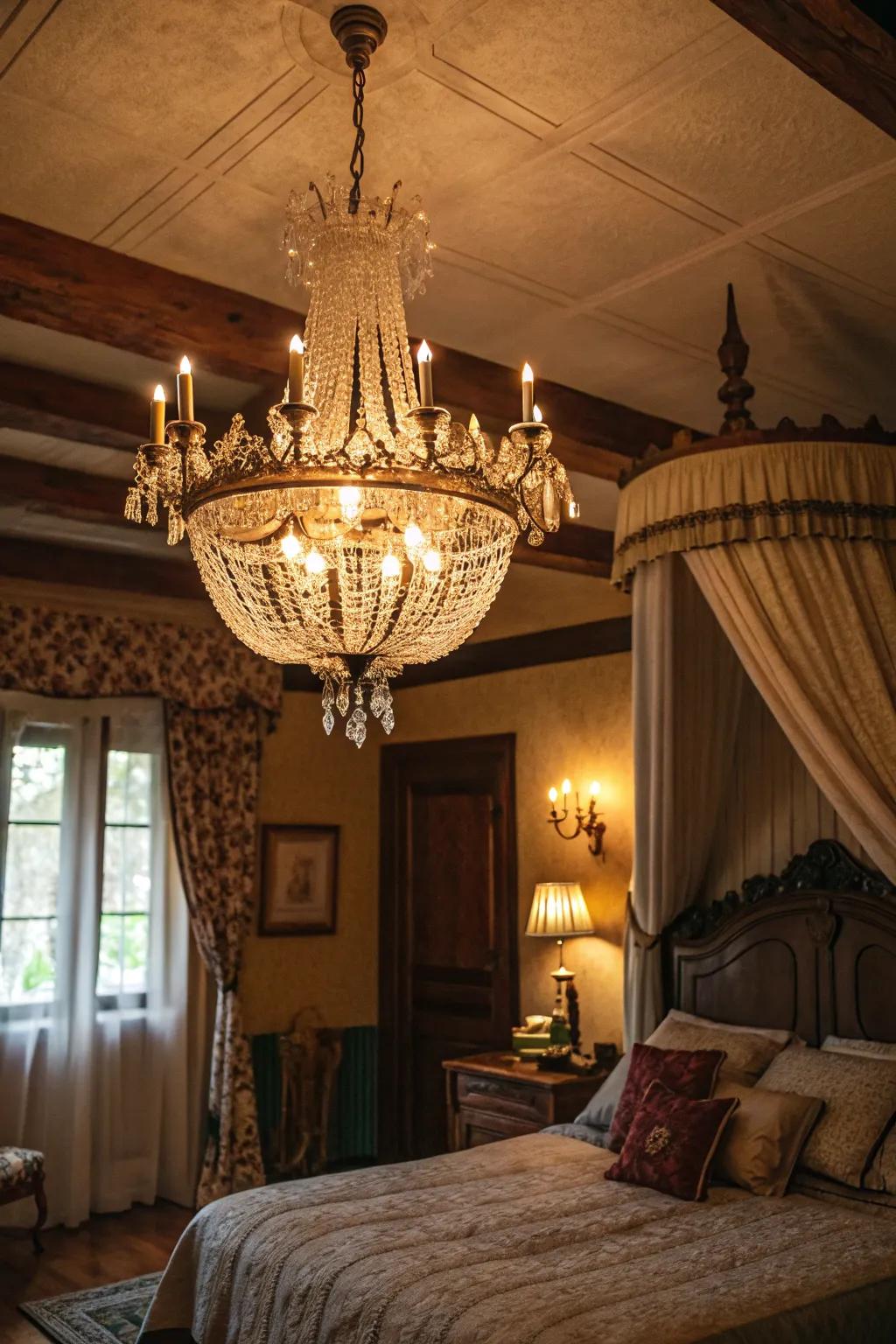 Period lighting crafts the perfect mood.