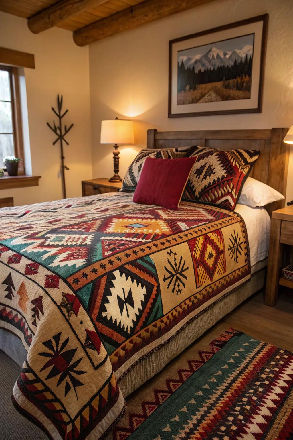 Cultural designs contribute richness and dimension to the western design.