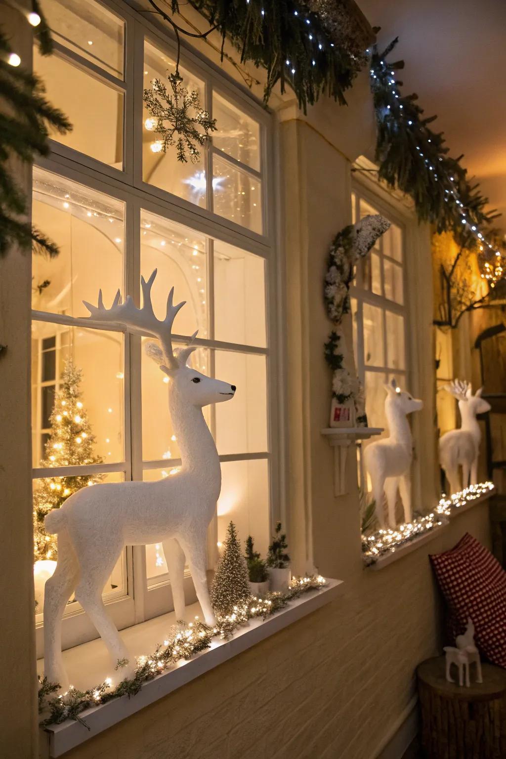 Infuse charm and whimsy with reindeer decor.