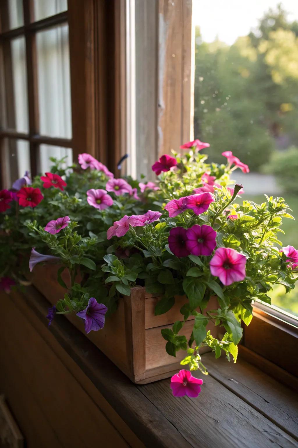 Bloomlets spilling attractively along the sides for a lush outcome.